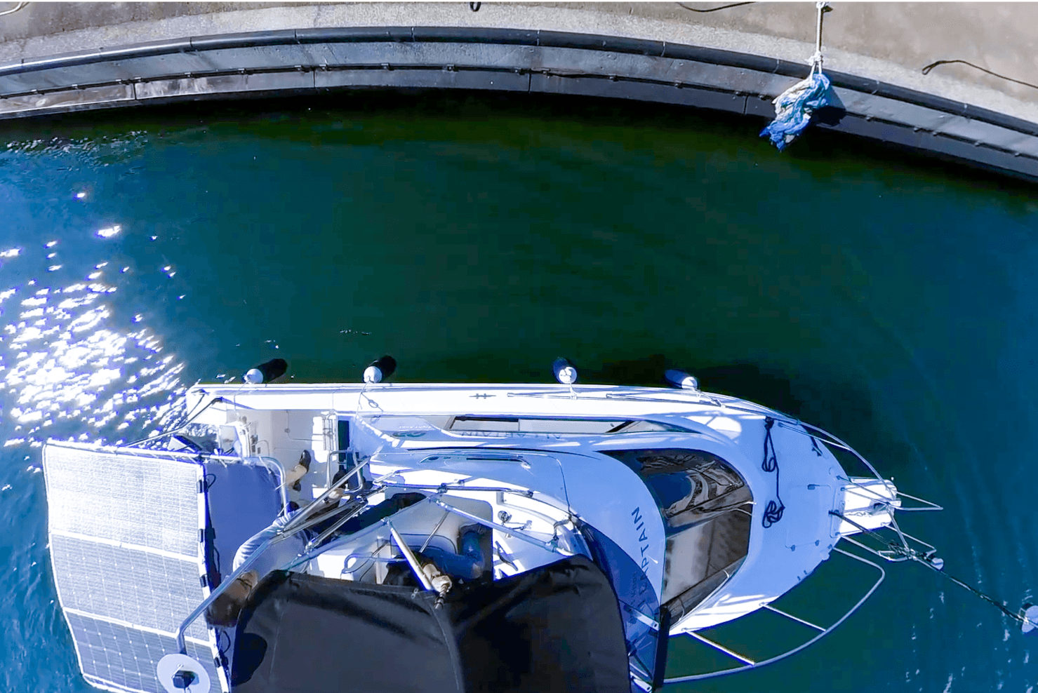 Even cautious maneuvering required for departure and docking is fully automated.